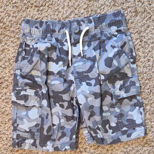 Toddler Boy Blue Camo Cargo Shorts size 6